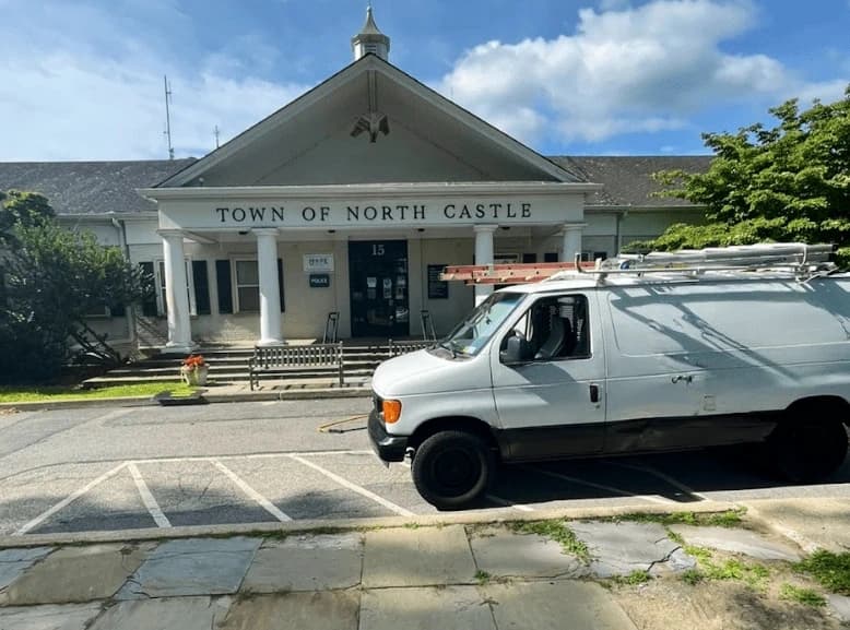 Parma Heights Power Washing commercial cleaning team at work in Parma Heights business district